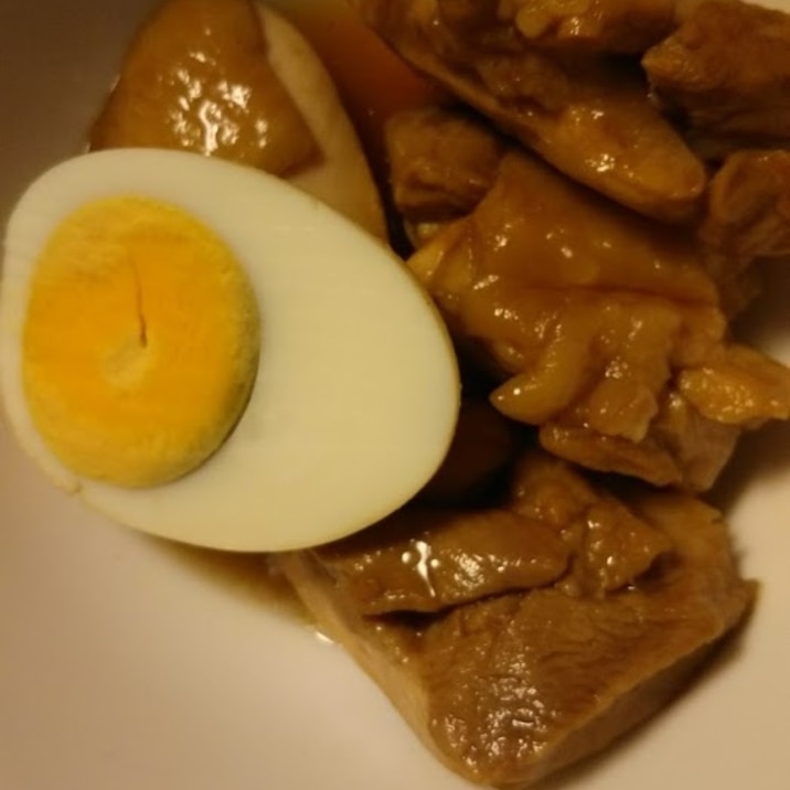 鶏モモ肉の味ぽん煮